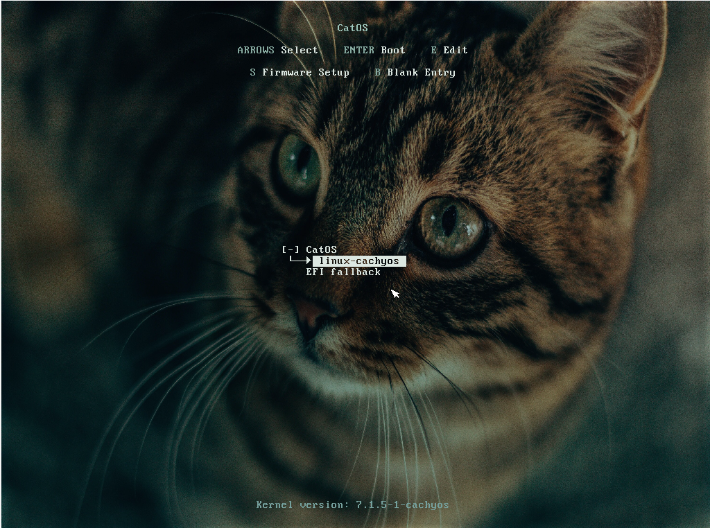 CatOS Limine 启动界面